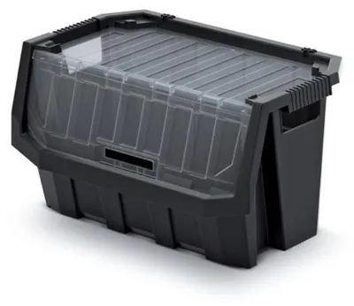 Zdjęcie produktu dla Plastikowy zamykany schowek TRUCK MAX PLUS 396x290x280 czarny