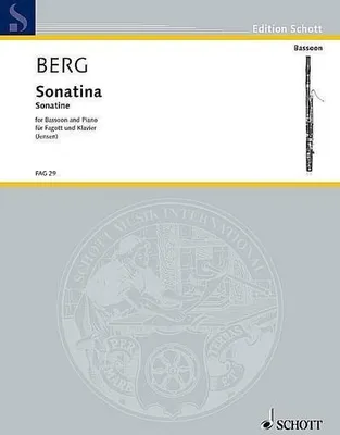 Produktbild von Sonatinafür Fagott und Klavier