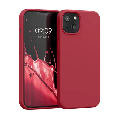 Produktbild von kwmobile Handyhülle für iPhone 13 Hülle, für iPhone 13 Case - Hülle Silikon - kabelloses Laden - Sweet Cherry