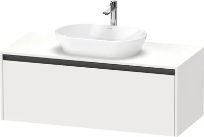 Image de Duravit Ketho.2 bâti-support pour lavabo en console, 1200x459x550mm, 1 tiroir, K24887018180000