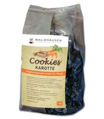 Produktbild von Ergänzungsfuttermittel, Cookies für Pferde Karotten