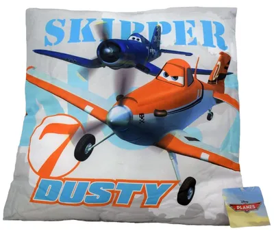 Produktbild von Disney's Planes Dusty Training Kinderkissen mit Füllung ca. 40x40 cm