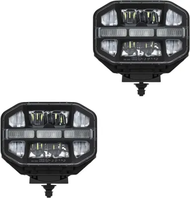 Image de Kit de phares principaux gauche/droite 12 V 24 V LED HELLA pour divers véhicules.