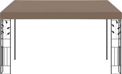 Produktbild von vidaXL Wand-Pavillon 4x3x2,5 m Taupe