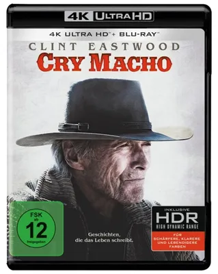 Produktbild von PLAION Cry Macho (4K UHD), Film, Blu-ray, Deutsch, Französisch, Italienisch, Tschechisch, Polnisch, 104 min, Drama, Dänisch, Finnisch, Norwegisch, Polnisch