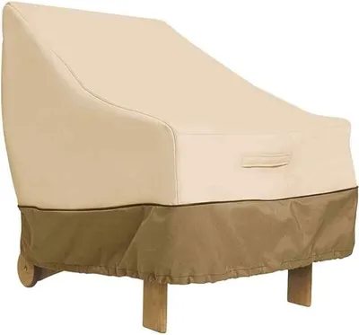 Produktbild von Schutzhülle für Gartensessel Outdoor, Schutzhülle für Sessel 210D Oxford Gewebe Wasserdicht, Gartensessel Abdeckung für Möbel, Gartenmöbel Abdeckung (80x85 x 91,5 cm)