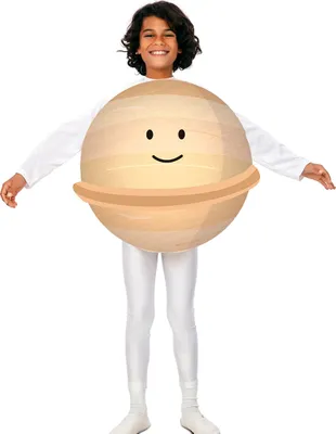 Planeten Kostüm Jupiter Galaktischer Riesenplanet für Kinder von Vorne