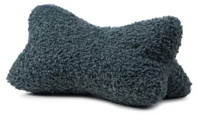 Produktbild von GÖZZE Rolf Lesekissen weiches Lesekissen mit Synthetikfüllung und markanter Bouclé-Textur Petrol 40 x 25 cm