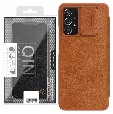 Obrázok produktu pre Kožené puzdro Nillkin pre Samsung Galaxy A73 Brown