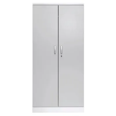 Produktbild von Gürkan Stahlschrank 100117 verkehrsweiß, lichtgrau 4 Fachböden 92,0 x 42,0 x 195,0 cm, aufgebaut, 1 St.