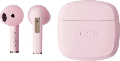 Obrázok produktu pre Sudio N2PNK, True Wireless Stereo (TWS), Hovor / hudba, 42,12 g, Slúchadlá s mikrofónom, Ružová