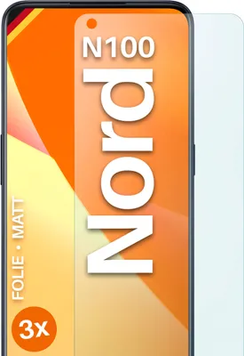 Produktbild von moex® 3x Schutzfolie kompatibel mit OnePlus Nord N100 - Displayschutzfolie Anti Reflex Folie, Matt