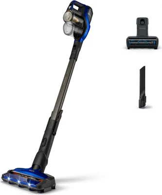 Produktbild von Philips SpeedPro Max 2-in-1 Kabelloser Staubsauger, 360°-Saugdüse, 25.2 V, 60 Min. Akku, Blau (XC8045/01)