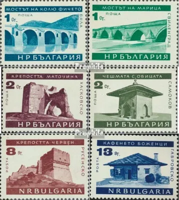 Produktbild von Briefmarken Bulgarien 1966 Mi 1599-1604 (kompl.Ausg.) postfrisch Kulturdenkmäler