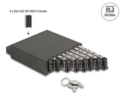 Immagine prodotto di Delock - Mobiles Speicher-Rack - M.2 (47129)