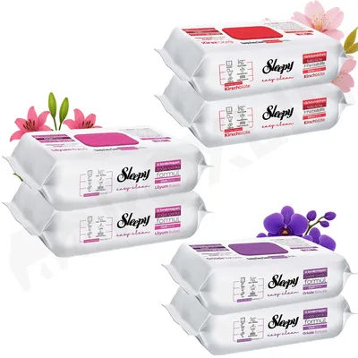 Produktbild von Sleepy Easy Clean Oberflächenreinigungstuch, weißer Essig, Backpulver und weißer Seifenduft hinzugefügt