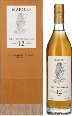 Produktbild von Marolo Grappa di BAROLO 12 Years Old 50% Vol. 0,7l in Geschenkbox
