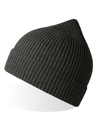 Produktbild von Atlantis ANDB | Andy Beanie es recyceltes Polyester Wintermütze - Farbe: Dark Grey Melange - Größe: One Size