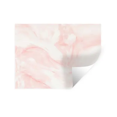 Produktbild von MuchoWow® Wandtattoo Wandsticker Wandaufkleber Marmor - Weiß - Rosa - Pastell 80x60 cm Selbstklebend und Repositionierbar - Faltenfrei