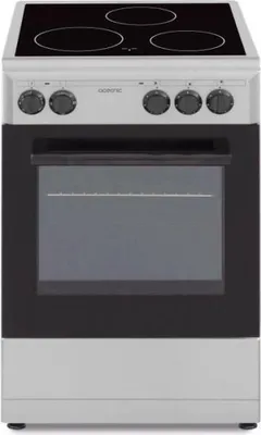 Image de Cuisiniere OCEANIC -  vitrocéramique 50 x 50 cm, four convection naturelle, four 48L silver
