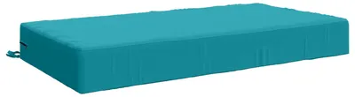 Productafbeelding van Zitkussen SOEST 100% Polyester Turquoise 120 x 80 x 15 cm