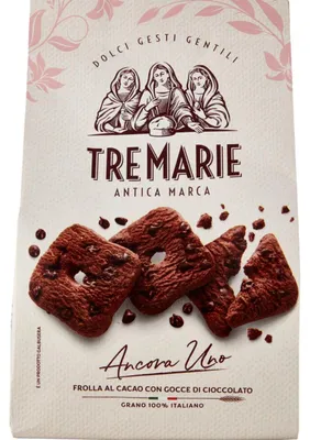 Zdjęcie produktu dla Tre Marie Frolla al Cacao 315g ciastka kakaowe z kawałkami czekolady