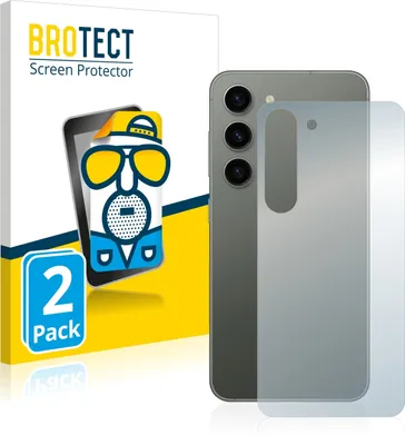 Produktbild von 2x BROTECT Schutzfolie für Samsung Galaxy S23 Plus (Rückseite) Displayschutz Displayschutzfolie Folie Matt Entspiegelungsfolie