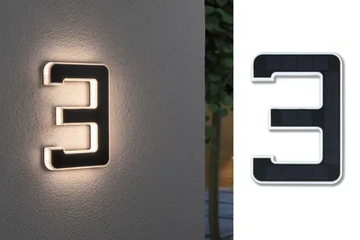 Produktbild von Paulmann Solar LED Hausnummernleuchte Nummer 3
