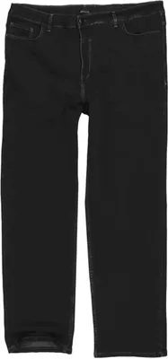 Produktbild von Lavecchia Herren Comfort Fit Jeans LV-501 (Tiefschwarz, 42/30)