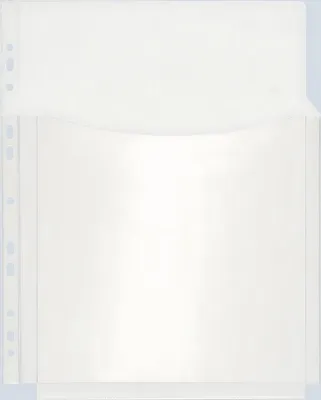 Image de FolderSys 40804-00 FolderSys Prospekthüllen Katalog 3/4 DIN A4 transparent klar 0,20 mm, 5 St.