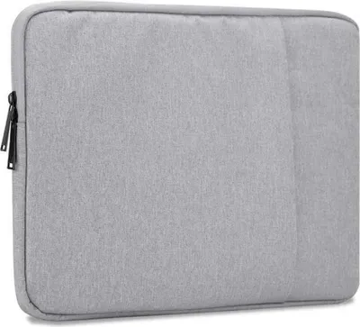 Immagine prodotto di Cadorabo borsa di protezione per laptop / tablet 14 pollici in grigio borsa per notebook computer tessuto fodera in velluto