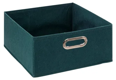 Produktbild von Korb velours 31x15cm "mix n modul" petrolblau - 5 five simply smart