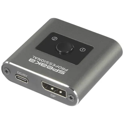 Produktbild von SpeaKa Professional SP-BDS-250 2 Port DisplayPort-Switch UHD 8K @ 60 Hz, UHD 4K @ 120 Hz