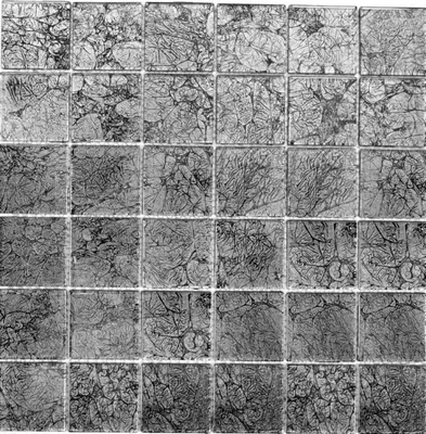 Produktbild von Mosaikfliese Transluzent Glasmosaik Crystal schwarz Struktur MOS126-CM4BL22