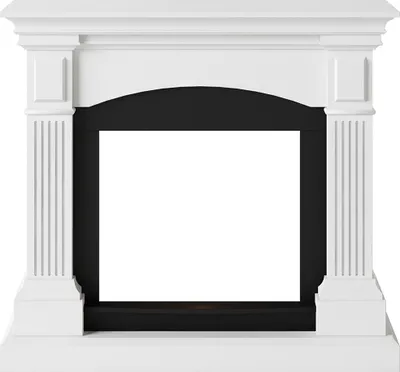 Image de Habillage de cheminée pour Powerflame modèle Magna – Blanc pur