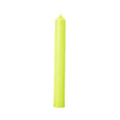 Obrázok produktu pre Svetlozelená cylindrická sviečka IHR 18 cm