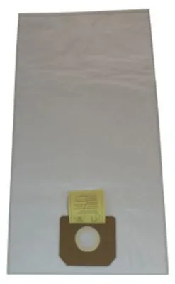 A single vacuum cleaner bag is shown against a white background.