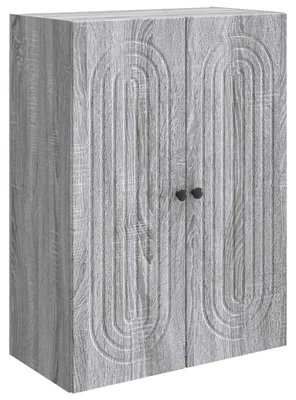 Productafbeelding van vidaXL Wandkast, grijs Sonoma, 66 x 34,5 x 90 cm, houtvezel