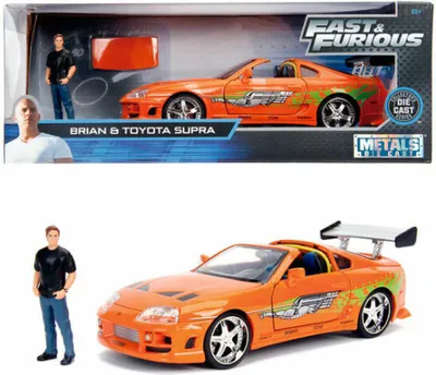 Immagine prodotto di Fast and Furious Toyota Supra + set di figure di Brian