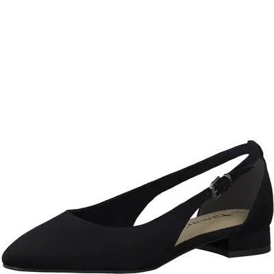 Produktbild von Tamaris 1-22112-24 Damen Schuhe Slipper Ballerinas, Größe:37 EU, Farbe:Schwarz