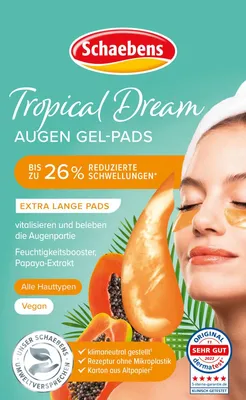 Produktbild von Schaebens Sonderedition Tropical Dream Augen Gel-Pads