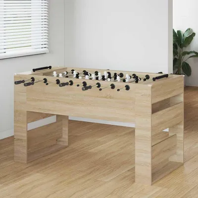Produktbild von "Schlussverkauf" Fußballtisch - VIDAXL - Sonoma-Eiche 146,5x74x85 cm Holzwerkstoff C17587