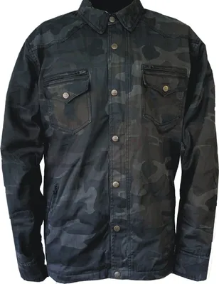 Image de Bores Militaryjack Jacken-Hemd camouflage schwarz M