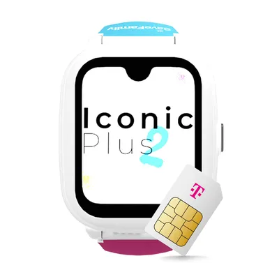 Produktbild von Iconic Plus 2 Kinder Smartwatch in Color Pop - Exklusiv mit der Telekom Karte