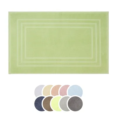 Produktbild von liebling Badvorleger 100% Baumwolle Zero Twist, Serie Lille, 1100 gr. / m², 60 x 100 cm, 60 Grad waschbar, ultra weich, saugstark, hellgrün