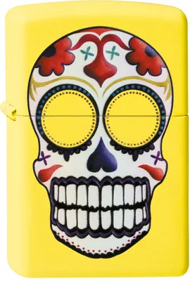 Produktbild von Original Amerikanisches Zippo Classic Benzin-Sturmfeuerzeug, nachfüllbar, Gelb