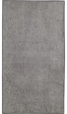 Immagine prodotto di Cawö telo doccia bicolore a righe colore basalto dimensioni 80x150
