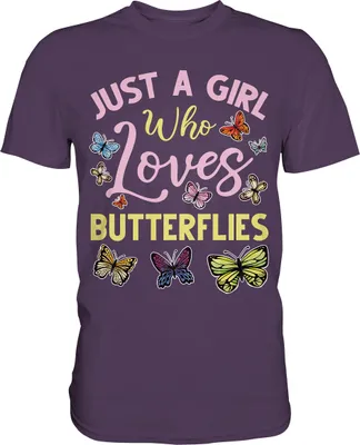 Produktbild von Mädchen Schmetterling T-Shirt – Urban Purple / L