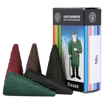 Produktbild von Crottendorfer Räucherkerzen Mix - 5 Stück Größe XL - 1534