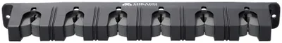 Produktbild von Mikado Horizontal Rutenhalter Schwarz Schwarz One Size